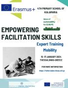 Οργάνωση και Υλοποίηση Σεμιναρίου Ανάπτυξης δεξιοτήτων των Εκπαιδευτικών του 4ου Δημοτικού Σχολείου Καλαμαριάς μέσω της Κινητικότητας Expert Training του Erasmus+ K121 προγράμματος